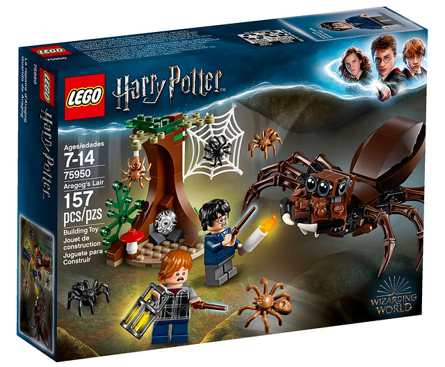 就算是用樂高做的，蜘蛛還是好恐怖啊～～ LEGO 75950《哈利波特》阿辣哥的巢穴 Aragog’s Lair