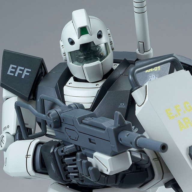 MG 1/100《機動戰士鋼彈外傳 殖民地墜落之地》RGM-79 吉姆（白色獵犬小隊規格） ジム（ホワイト・ディンゴ隊仕様）【PB限定】