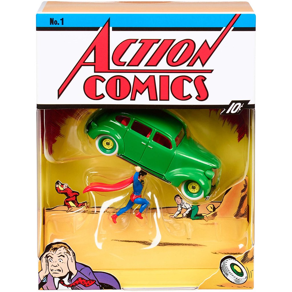 將超人初登場的經典漫畫封面立體化！！ 風火輪 DC【超人 Action Comics #1】DC Superman Action Comics #1【2018SDCC 限定】