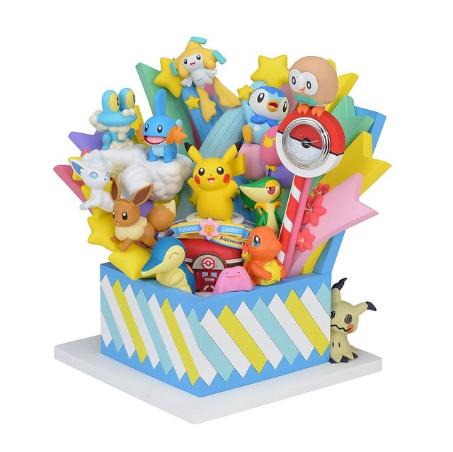 時鐘的部份也太不明顯XD！《精靈寶可夢》 Pokémon Center 20週年紀念時鐘【ONLINE限定】