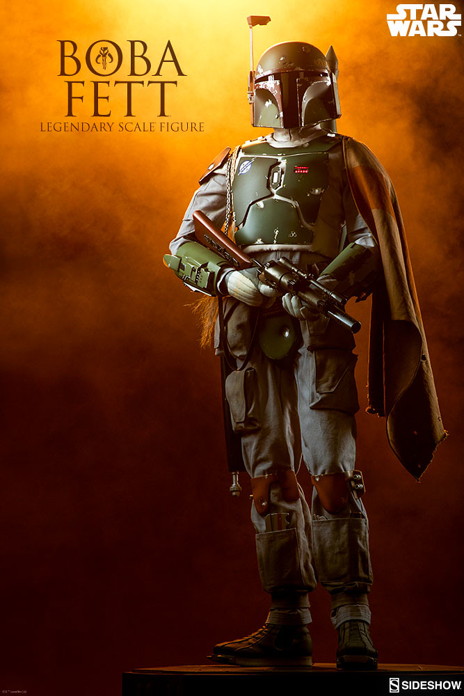 Sideshow Collectibles Legendary Scale《星際大戰》波巴·費特 Boba Fett 1/2 比例全身雕像作品