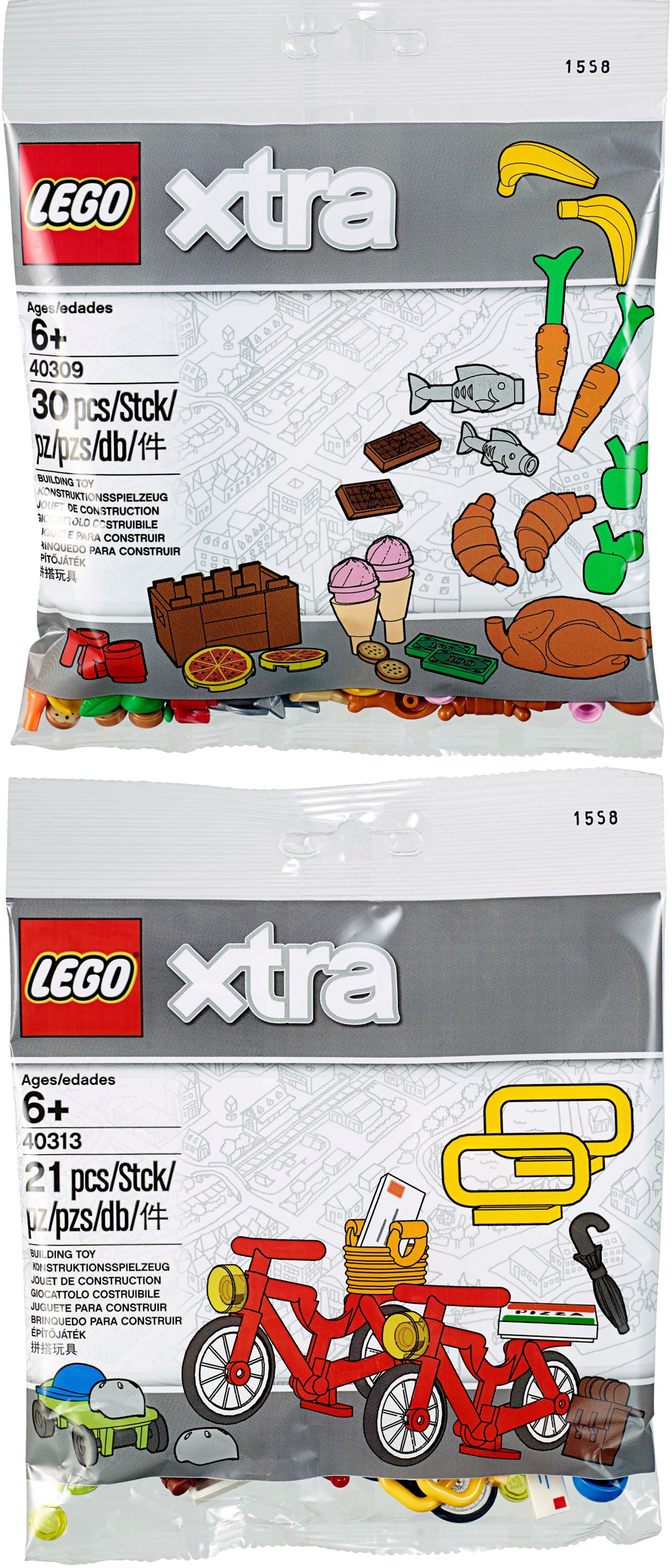 各種類型的配件一次大滿足！！ LEGO 40309～40313 配件包xtra Polybags 