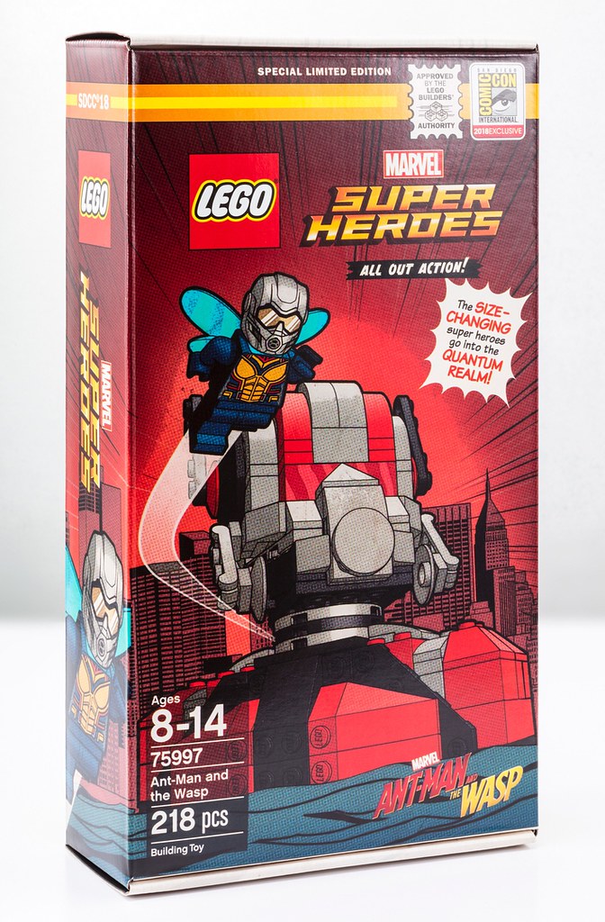 光是盒繪就讓人大興奮啦～！ LEGO 75997 Marvel Super Heroes 系列【蟻人與黃蜂女】Ant-Man and the Wasp【2018 SDCC 限定】