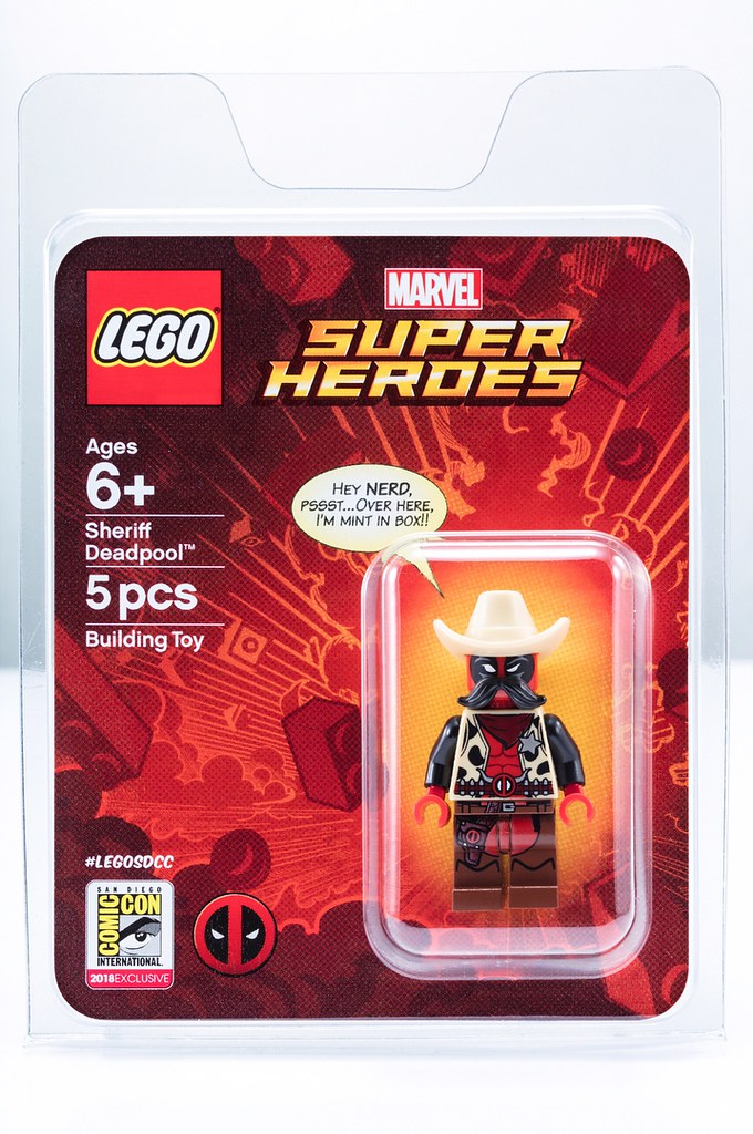 這個警長應該先把自己抓起來！！LEGO Marvel Super Heroes 系列【警長死侍】Sheriff Deadpool【2018 SDCC 限定】