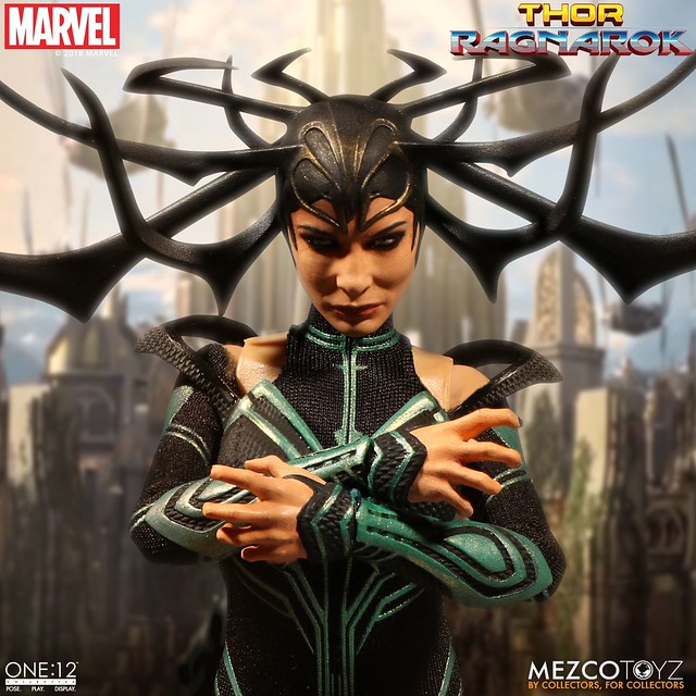 死亡女神霸氣現身！！ MEZCO ONE:12 COLLECTIVE 系列《雷神索爾3：諸神黃昏》海拉 Hela 1/12 比例人偶作品