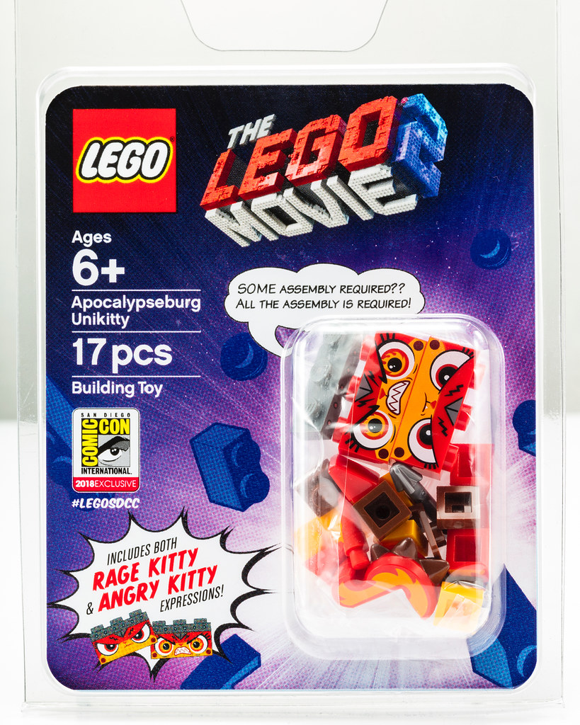 真的是氣到不行欸XD～～ LEGO《樂高玩電影2》末日風獨角貓 Apocalypseburg Unikitty【2018 SDCC 限定】