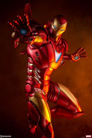 Sideshow Collectibles Marvel【鋼鐵人 絕境馬克2】Iron Man Extremis Mark II 1/5 比例全身雕像作品