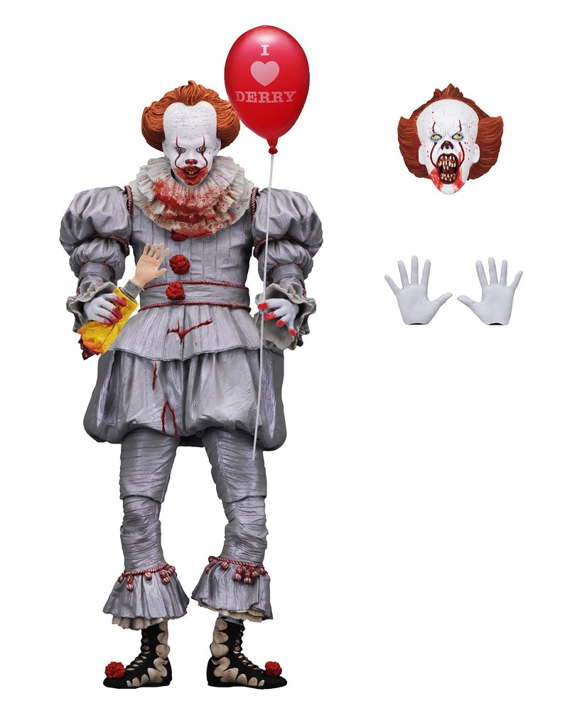 更血腥、更恐怖！嚇到吃手手～ NECA《牠(2017)》終極潘尼懷斯 Ultimate Pennywise 7 吋可動人偶作品【GameStop 限定】