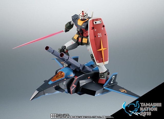 【更新官圖】ROBOT魂《機動戰士鋼彈》RX-78-2 鋼彈& G戰機  ver. A.N.I.M.E.～擬真型配色～【TAMASHII NATION 2018 -青之衝撃- 紀念商品】