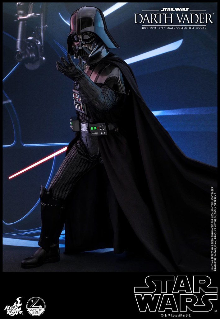 超逼真再現頭盔底下的安納金·天行者面容！！ Hot Toys - QS013 -《星際大戰六部曲：絕地大反攻》達斯·維德 Darth Vader 1/4 比例人偶作品