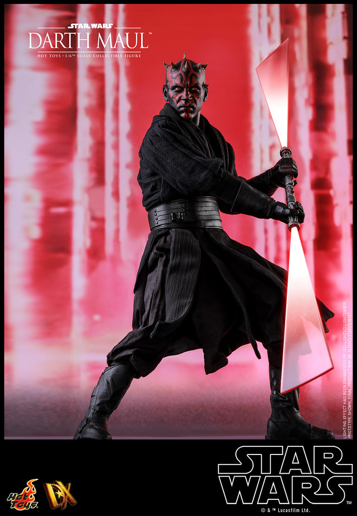 Hot Toys – DX16 –《星際大戰首部曲：威脅潛伏》達斯·魔 Darth Maul 1/6 比例人偶作品
