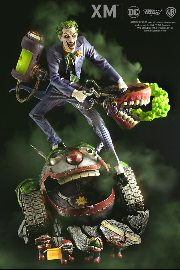 從來沒看過這麼酷的槍！！ XM Studios Premium Collectibles 系列 DC Rebirth【小丑】The Joker 1/6 比例全身雕像作品
