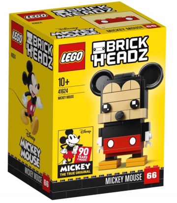 大耳朵也太療癒了吧～～ LEGO 41624、41625 BrickHeadz 系列【米奇、米妮】Mickey Mouse、Minnie Mouse