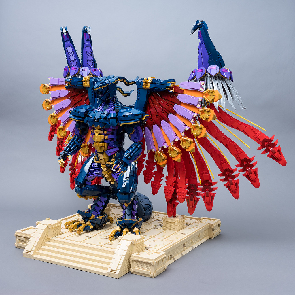 人氣召喚獸超震撼樂高化！！ Marius Herrmann 樂高MOC 作品《Final Fantasy X》巴哈姆特 Bahamut