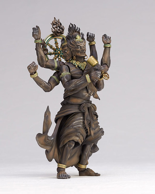 海洋堂《TAKEYA式自在置物》「金剛夜叉明王木雕配色版本」！KT