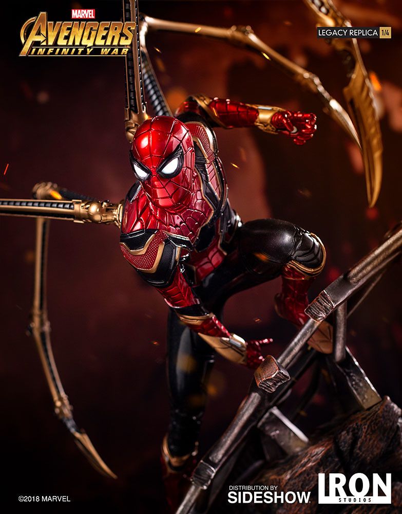 Iron Studios  Legacy Replica《復仇者聯盟3：無限之戰》鋼鐵蜘蛛 Iron Spider-Man 1/4 比例全身雕像作品