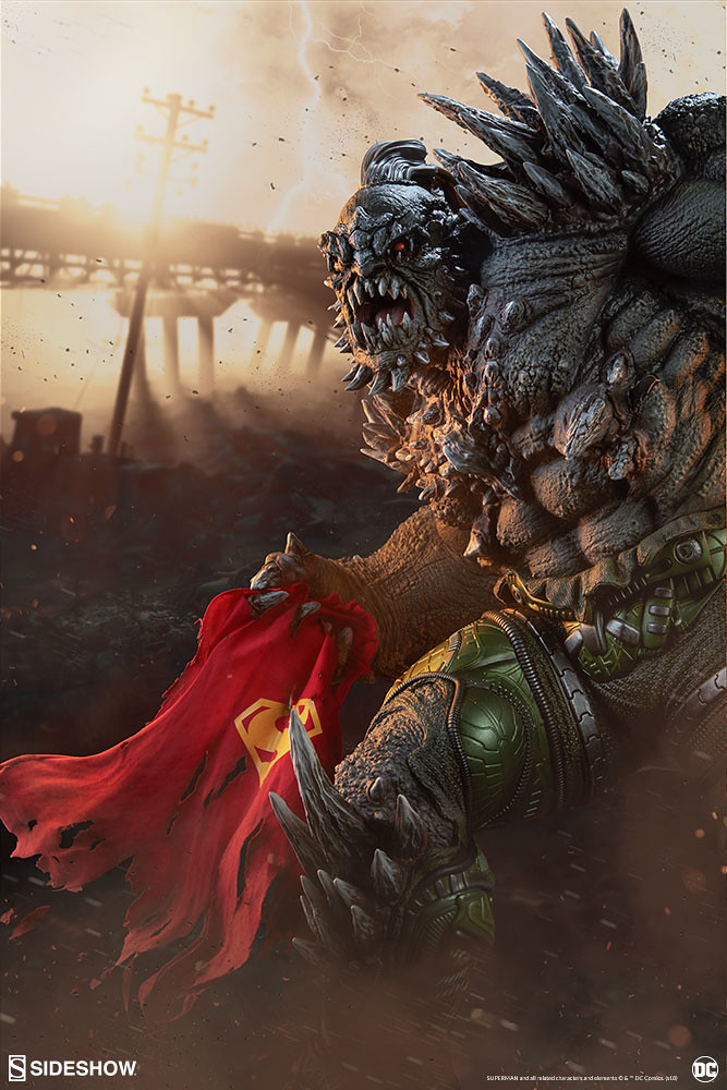 英雄們的末日來臨？！ Sideshow Collectibles DC Comics【毀滅日】Doomsday 1/4 比例全身雕像作品