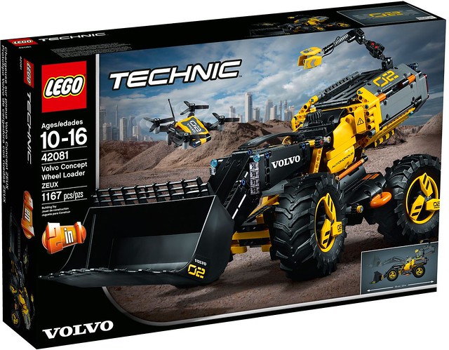 極具未來風格的無人機具！！LEGO 42081 科技系列【Volvo 概念輪式載運機 ZEUX】Volvo Concept Wheel Loader ZEUX