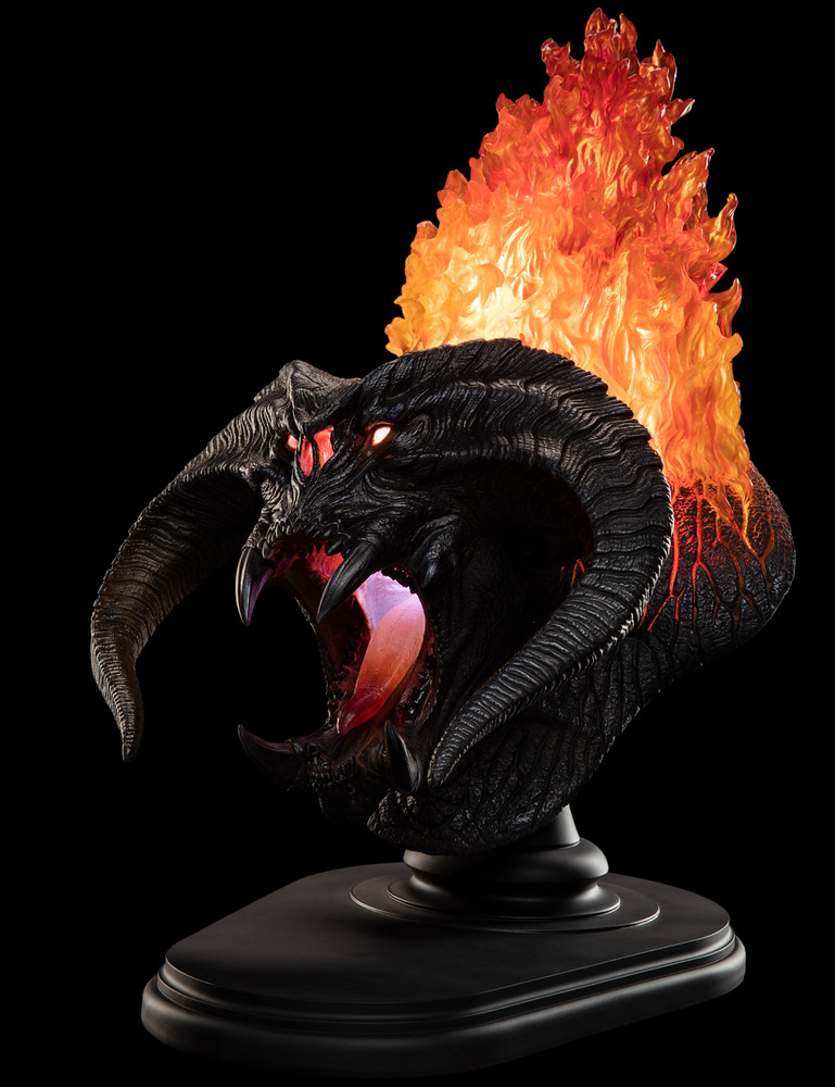 熊熊燃燒的烏頓之火！！ WETA《魔戒》炎魔 The Balrog, Flame Of Udûn 胸像作品
