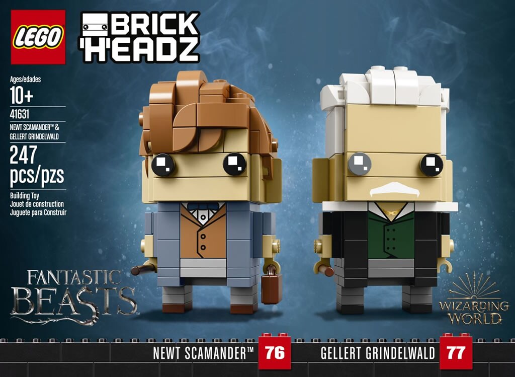 兩位角色的還原度都好高呀～～ LEGO 41631 BrickHeadz 系列【紐特·斯卡