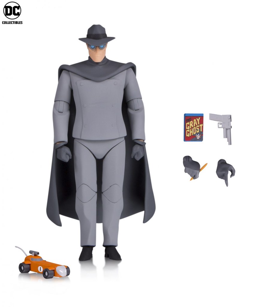 蝙蝠俠的偶像英雄！！ DC Collectibles《蝙蝠俠：動畫系列》灰色幽靈 Batman: The Animated Series Gray Ghost 6吋可動人偶作品