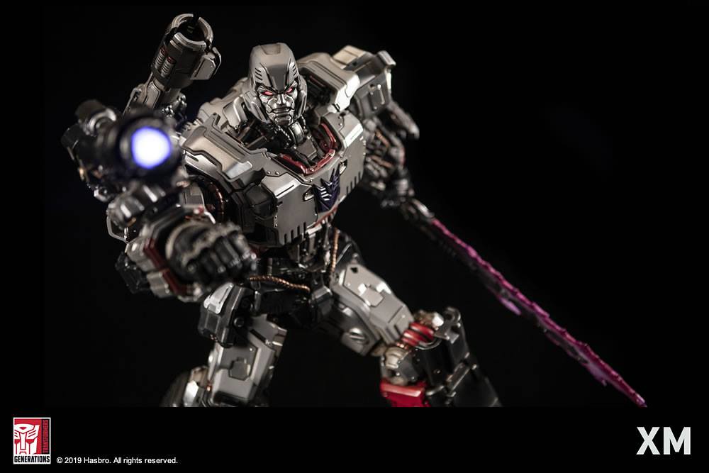 「官圖＆販售資訊更新！」XM Studios Premium Collectibles 系列 變形金剛【密卡登】Megatron 1/10 比例全身雕像作品