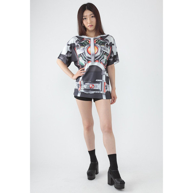 《假面騎士555》假面騎士圖樣T恤！仮面ライダー555（ファイズ）　アクセルフォーム　なりきりTシャツ