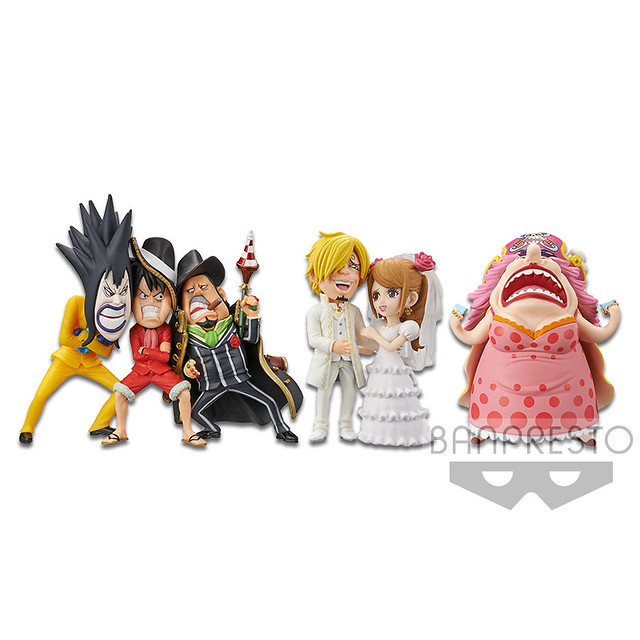 擠成一團的魯夫、培基、凱薩超有趣呀～！ WCF系列《ONE PIECE》蛋糕島篇 第二彈 ワールドコレクタブルフィギュア ホールケーキアイランド (Hallcake Island) vol.2 