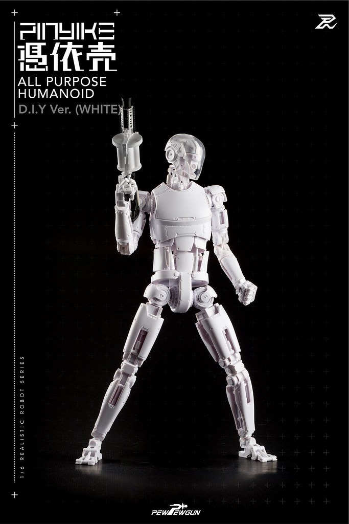 更大的自由度！！ PEW PEW GUN【1/6 機械人形素體－憑依壳 DIY版本】1/6 scale Robotic Nude Body-Pinyike DIY ver