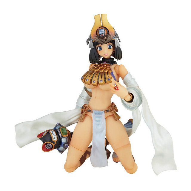 海洋堂 LEGACY OF REVOLTECH《女王之刃》「古代的王女 梅娜絲」復活登場！【レガシーOFリボルテック】クイーンズブレイド 古代の王女メナス