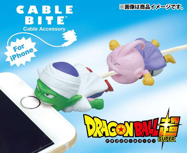 再添新角色！CABLE BITE ×《七龍珠超》比克 / 魔人普烏（善） iPhone 充電線保護套 ケーブルバイト ピッコロ / 魔人ブウ