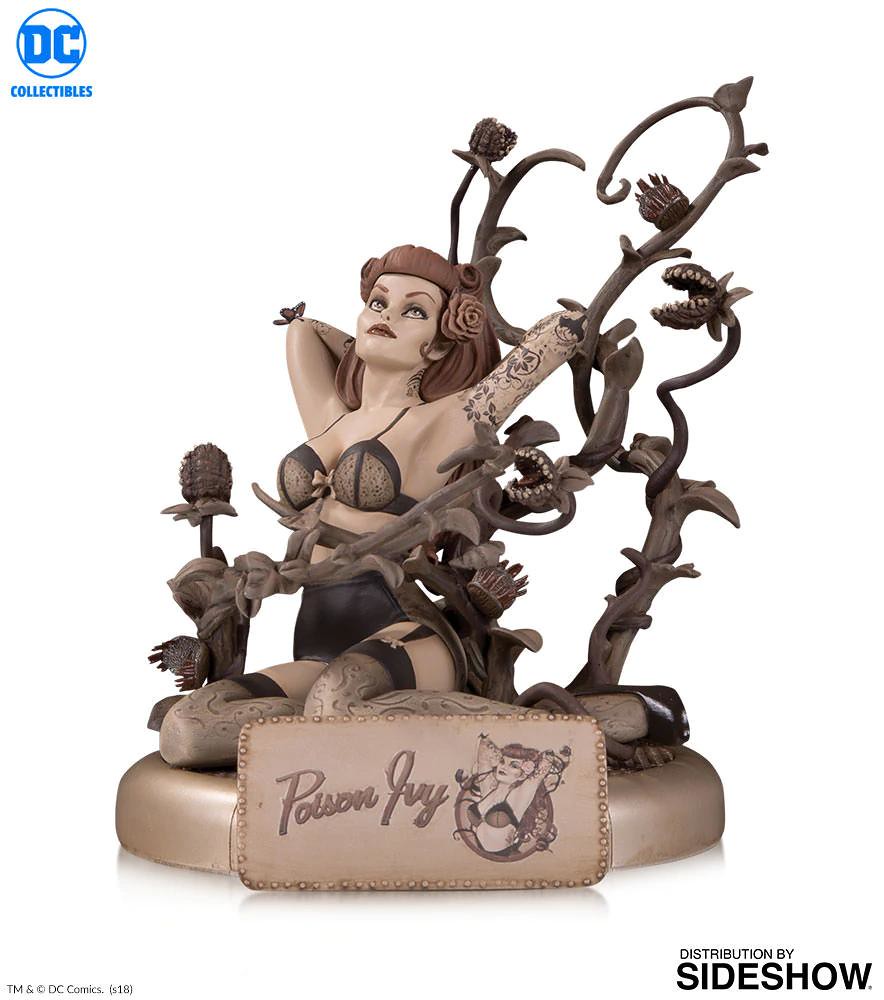 DC Collectibles DC Bombshells 系列【毒藤女 褐銅變體版】Poison Ivy Sepia Tone Variant 全身雕像作品