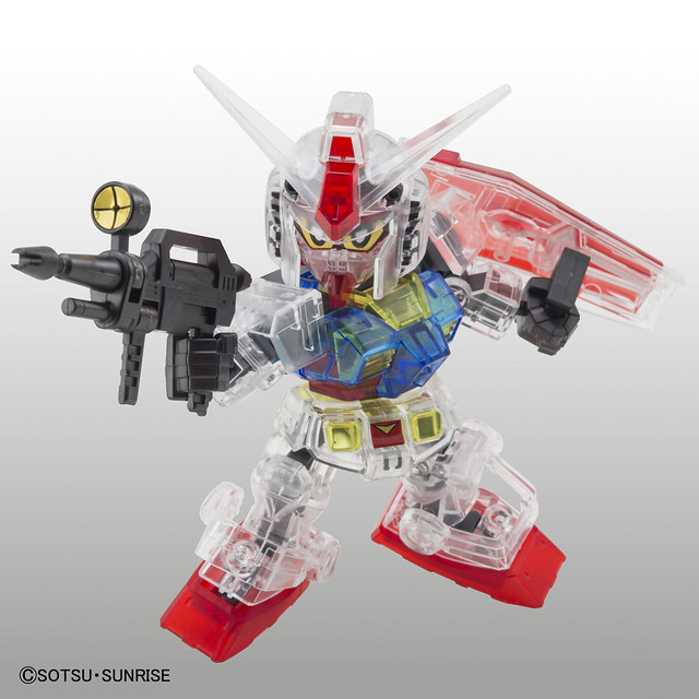 『SD鋼彈 CROSS SILHOUETTE』RX-78-2初鋼 彩透版本【GUNDAM BASE限定】！！SDガンダム クロスシルエット ガンダムベース限定 RX-78-2 ガンダム[クリアカラー]