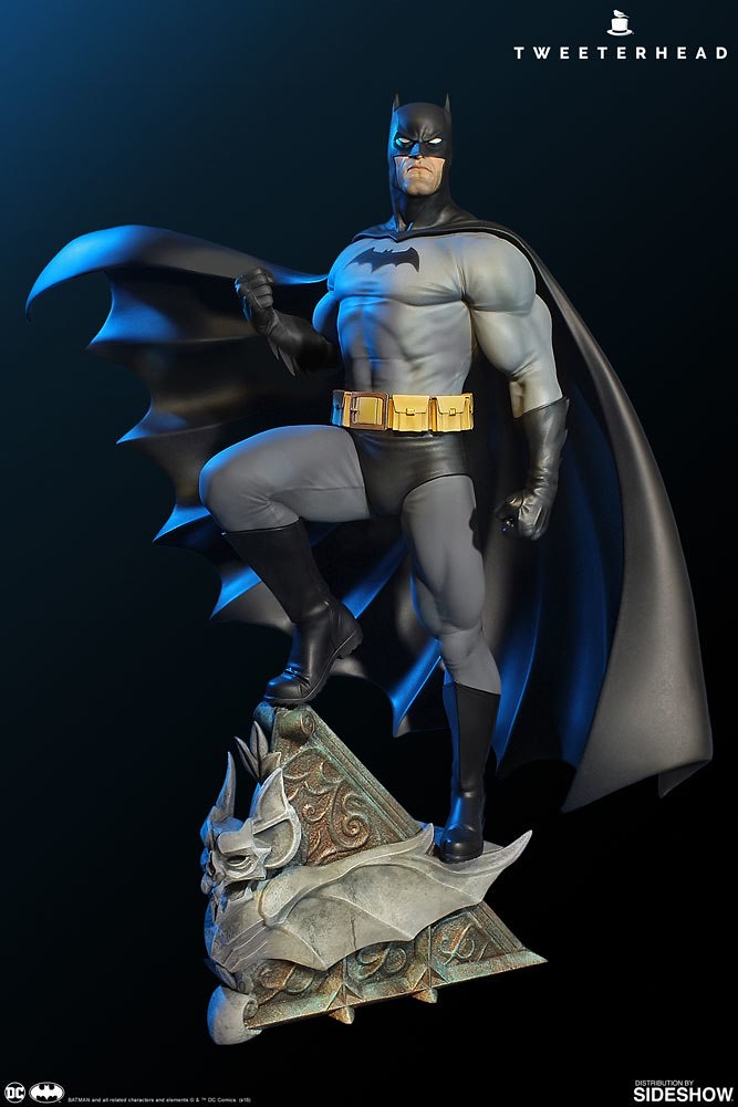 Tweeterhead Super Powers 系列 DC Comics【蝙蝠俠 黑灰配色版】Batman Variant 1/6 比例全身雕像作品