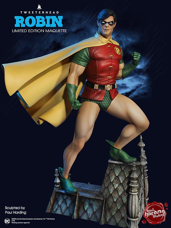 Tweeterhead Super Powers 系列 DC Comics【羅賓】Robin 1/6 比例全身雕像作品
