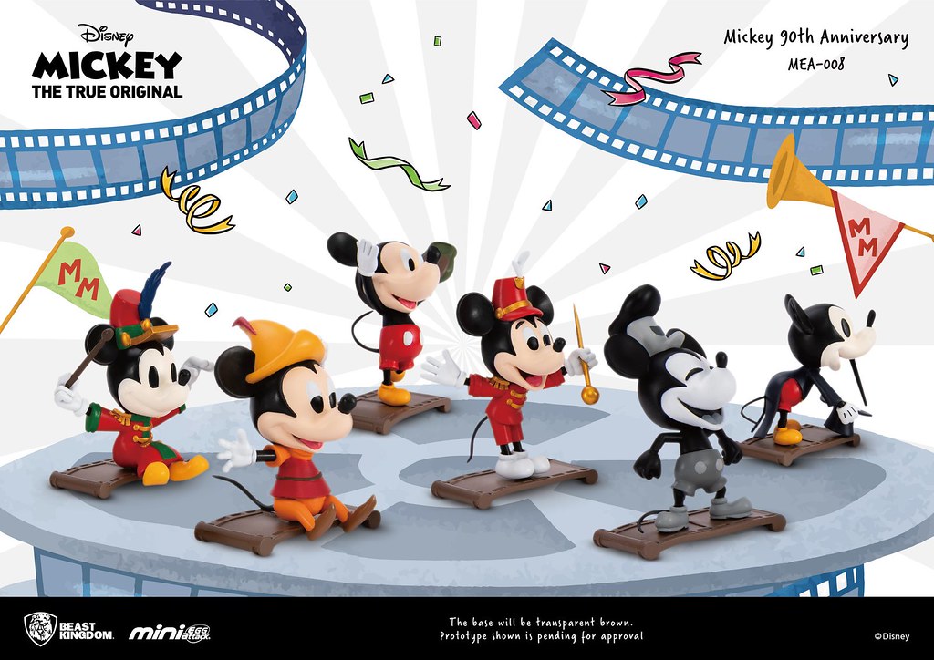 各種米奇要佔滿你的辦公桌啦～ 野獸國 Mini Egg Attack 系列【米奇90週年】Mickey 90th Anniversary MEA-008