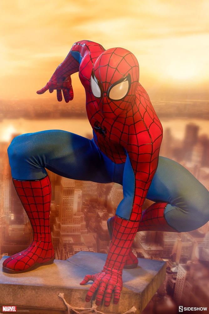 Sideshow Collectibles Legendary Scale Marvel Comics【蜘蛛人】Spider-Man 1/2 比例全身雕像作品