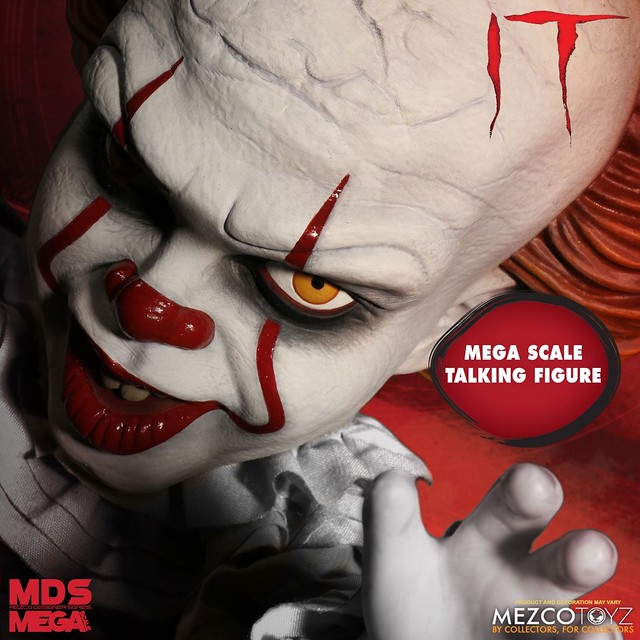 MEZCO《牠(2017)》潘尼懷斯 Pennywise 15吋巨大玩偶 還會說話嚇人喔～！