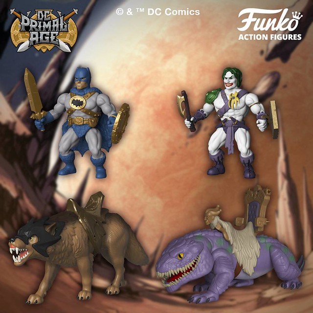 什麼！這樣也行？！ Funko【DC Primal Age】DC 超級英雄、惡棍反派變身肌肉棒子，還有超酷的蝙蝠洞喔喔～～