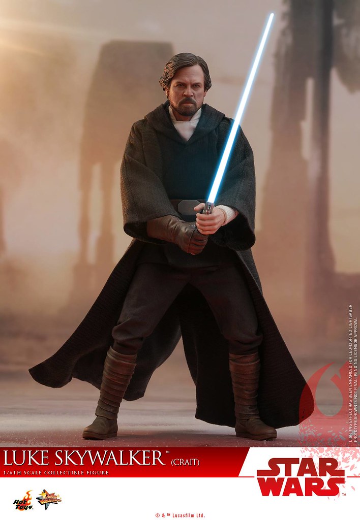 Hot Toys - MMS507 -《STAR WARS：最後的絕地武士》路克·天行者 (Crait星) Luke Skywalker (Crait)  1/6 比例人偶作品