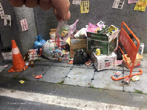 台灣原創 1/12 垃圾場景組 Wastes Scene 限量開賣 微縮達人Hank Cheng 鄭鴻展製作
