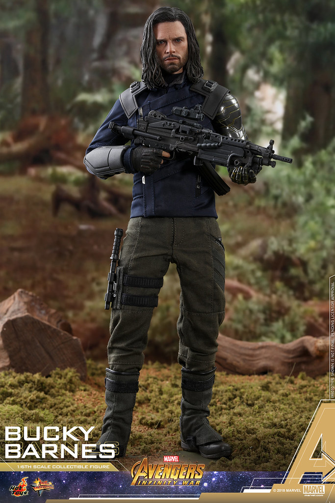 全新的機械手臂實在太帥啦～ Hot Toys - MMS509 -《復仇者聯盟3：無限之戰》巴奇·巴恩斯 Bucky Barnes 1/6 比例人偶作品
