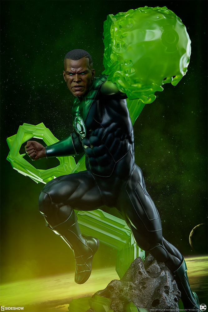 Sideshow Collectibles Premium Format Figure DC Comics【綠光戰警 約翰·史都華】Green Lantern John Stewart 1/4 比例全身雕像作品