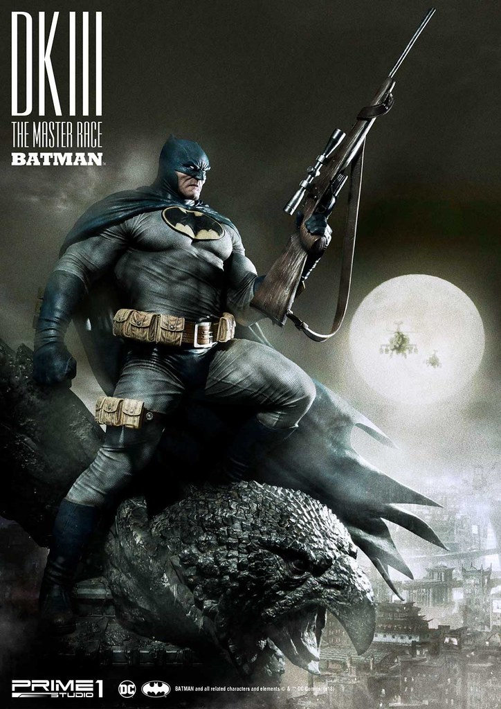 Prime 1 Studio《The Dark Knight III: The Master Race》蝙蝠俠 バットマン MMDCDK3-01 1/3 比例全身雕像作品 普通版/DX版