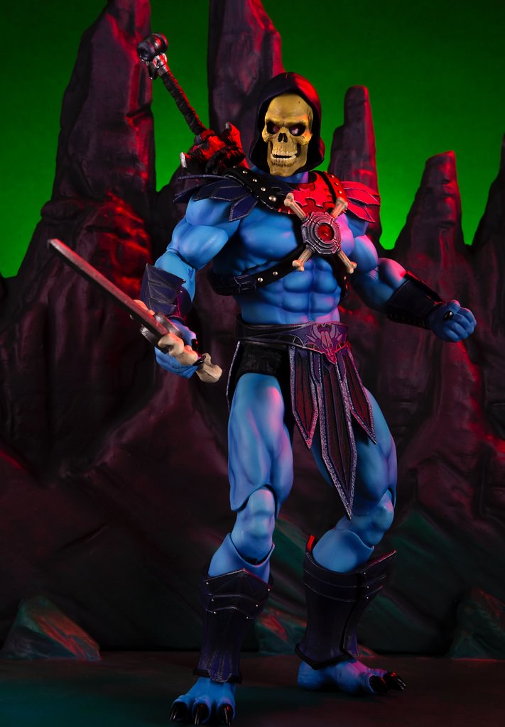 太空超人永遠的宿敵！！ MONDO《太空超人》骷髏王 Skeletor 1/6 比例人偶作品 一般版 / MONDO限定版