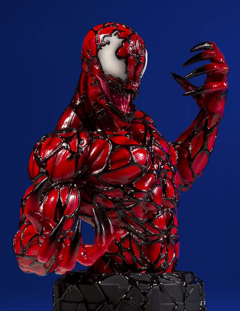 充滿狂氣的暴亂造型再現！ Gentle Giant Marvel【屠殺】Carnage 1/6 比例半身胸像作品