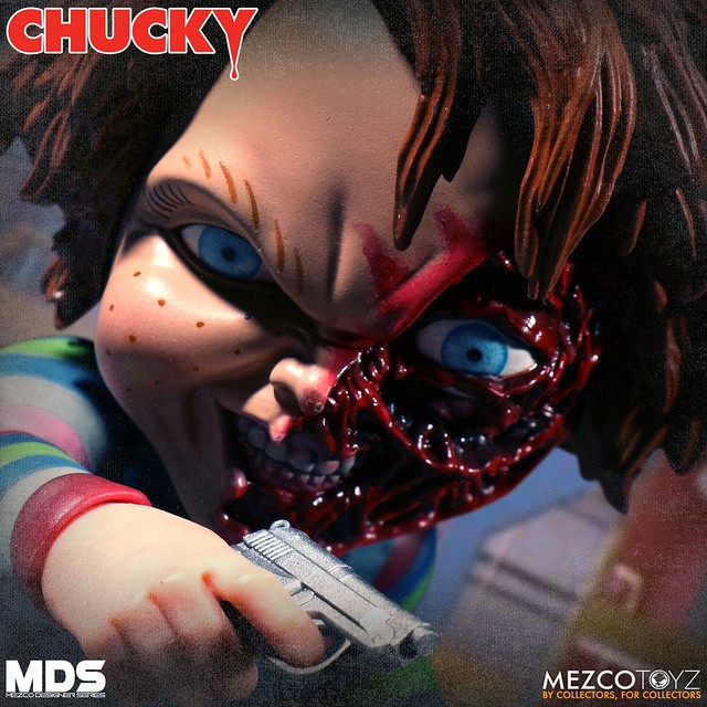 超恐怖鬼娃恰吉再度來襲！MEZCO M.D.S. 系列《靈異入侵》恰吉 豪華版 Deluxe Chucky 6吋可動人偶作品