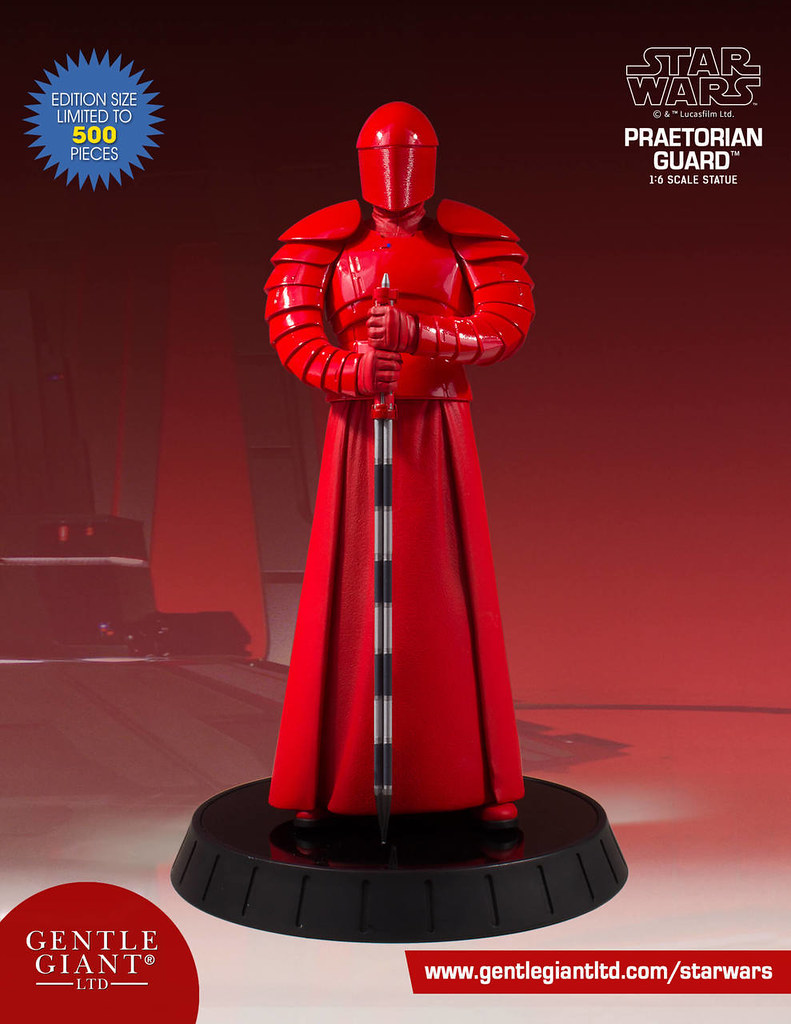 Gentle Giant《STAR WARS：最後的絕地武士》菁英禁衛軍 Praetorian Guard 1/6 比例全身雕像作品
