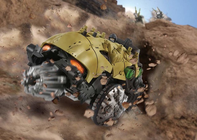 TAKARA TOMY 洛伊德新系列《ZOIDS WILD》ZW17 削岩毛蟲（ゾイドワイルド キャタルガ）