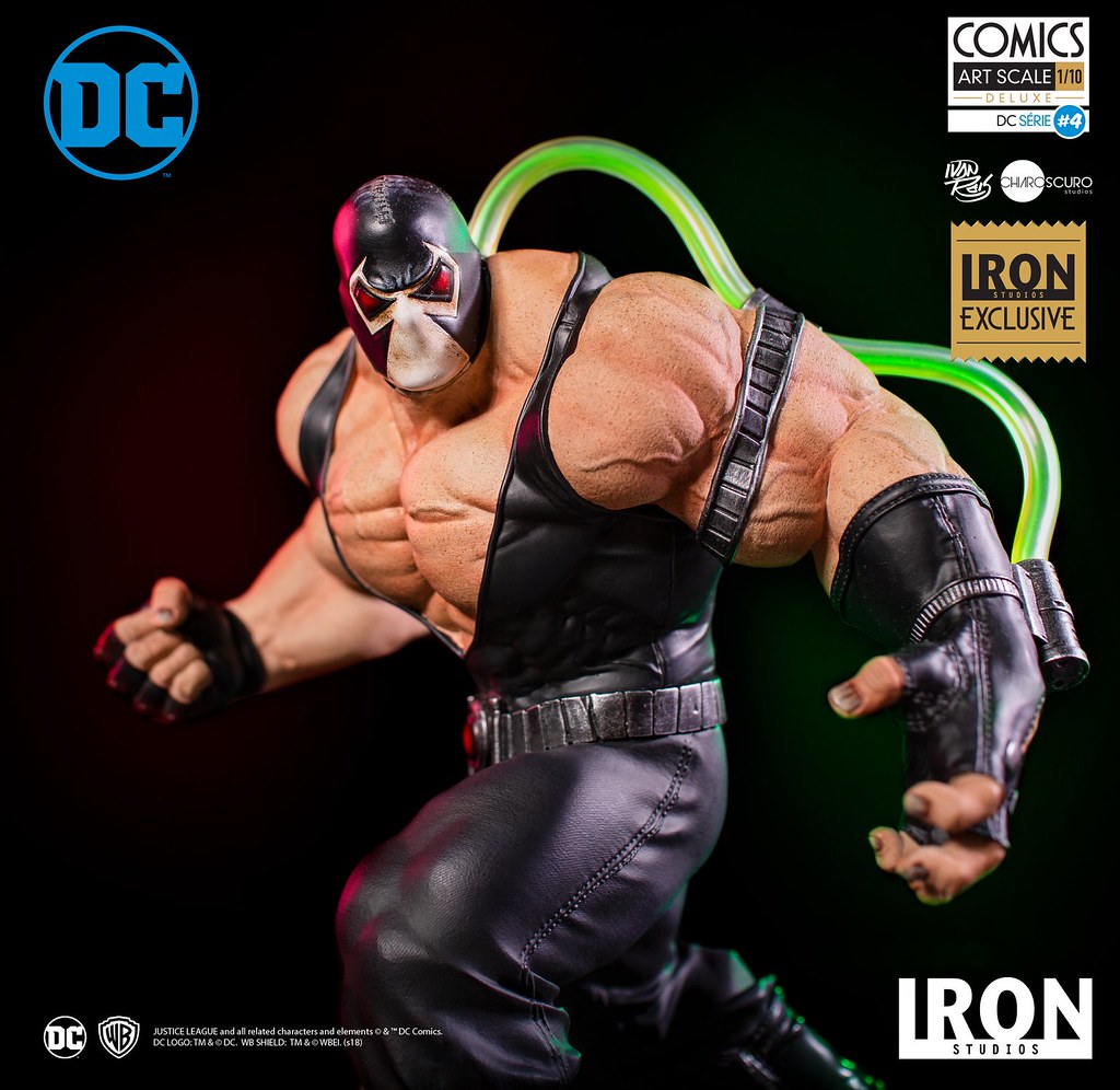 蝙蝠俠塊陶啊～～ Iron Studios DC Comics【班恩 豪華版】Bane Deluxe 1/10 比例全身雕像作品